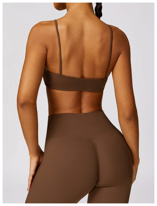 Strappy Square Neck Sports Bra