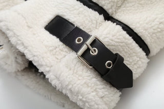 Faux Shearling Zip-Up Jacket