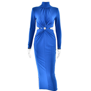 Elegance Backless Satin Long Dress