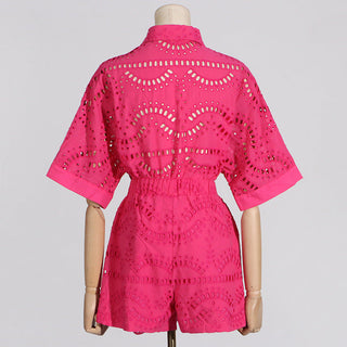 Embroidered Chic Two Piece Set
