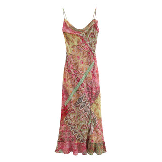 Colorful Loose Sleeveless Long Dress