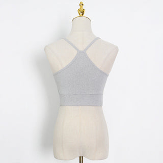 3-Piece Wool Set: Pullover Sweater, Sports Bra & Wide-Leg Pants