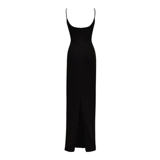Jayla Sleeveless Flower Bandage Long Dress