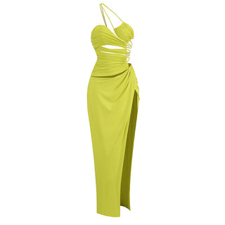 Vitrine One Shoulder Long Dress