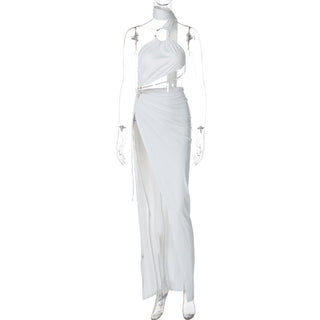 Sultry Slit One-Shoulder Long Dress