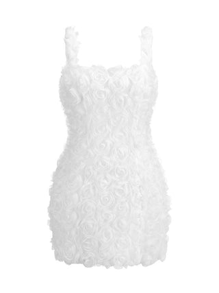 Flower Dream Backless Mini Dress