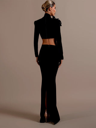 High Waisted Long Sleeve Bandage Set