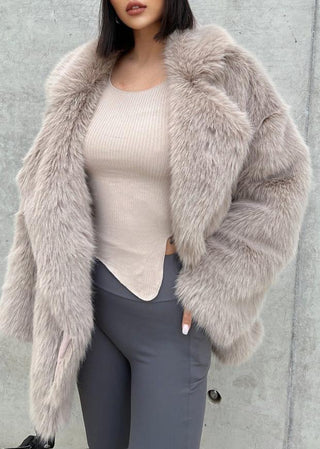 Sleek Fur Chic Jacket