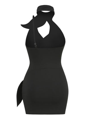 Celeste Halter  Backless Mini Dress