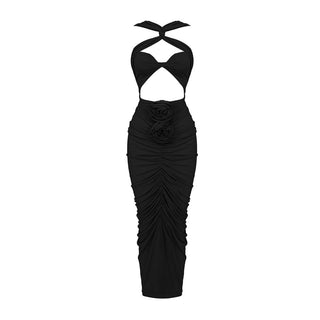 Lori Halter Backless Long Dress