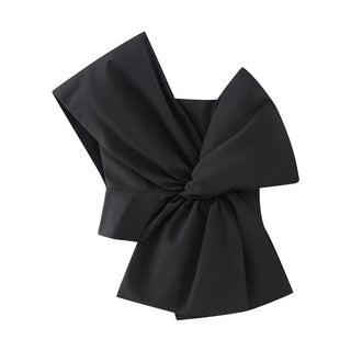 Chic Bow  Sleeveless Top