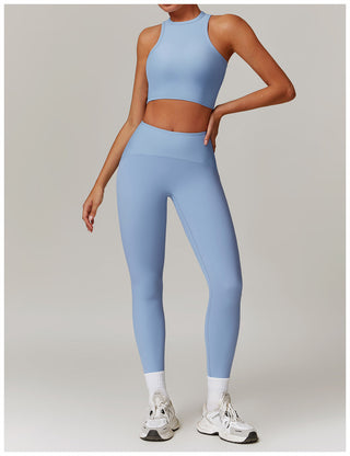 High-Waisted Seamless Sports Leggings