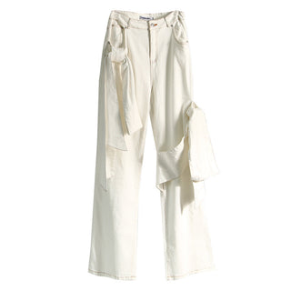 Bow Charm Denim Set