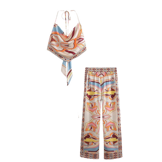 Silva Backless Wide Print Set