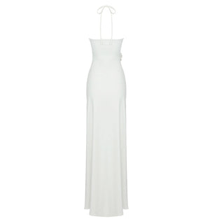 Valery Flower Cutout Long Dress