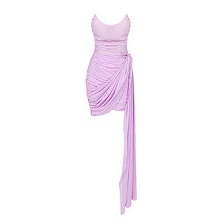 Paulina Strapless Elegant Chiffon Corset  Mini Dress