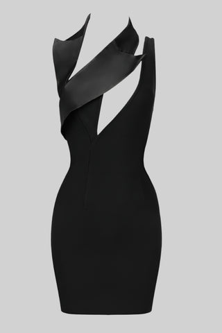 Giana Sleeveless  Backless Bandage Mini Dress