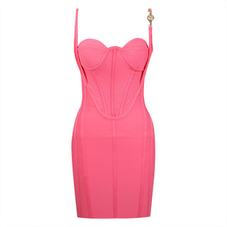 Corine Sleeveless Bandage Mini Dress