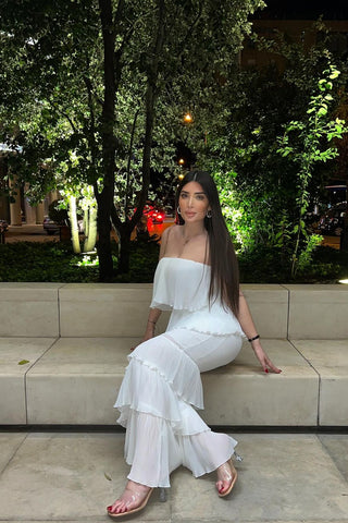 Everly Off-Shoulder Strapless Long Dress